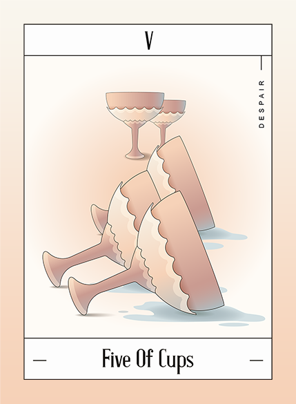five of cups