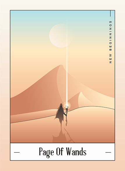 page of wands