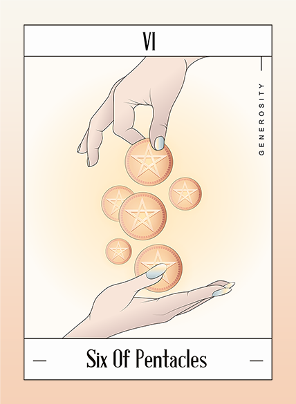 six of pentacles
