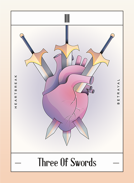 three of swords