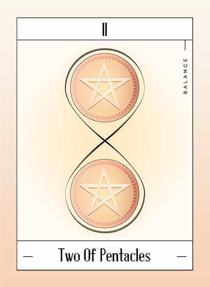 two of pentacles